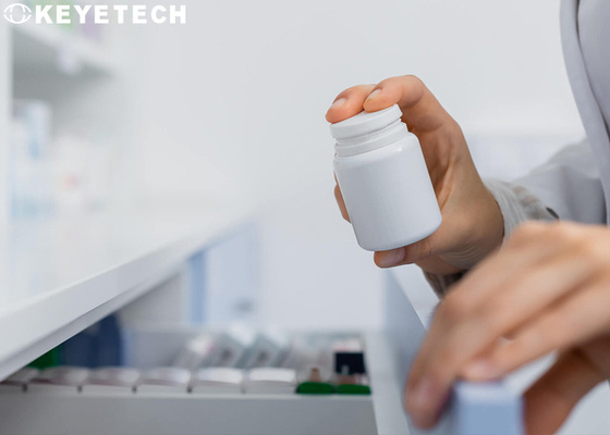 Materiaal van de geneeskunde het Verpakkende Inspectie voor Farmaceutische Flesseninstructies