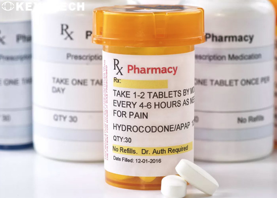 Materiaal van de geneeskunde het Verpakkende Inspectie voor Farmaceutische Flesseninstructies