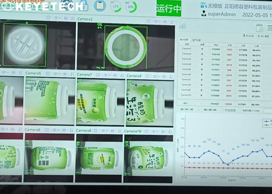 HD Visueel de Inspectiesysteem die van de de industriecamera voor Dranken Lijn vullen