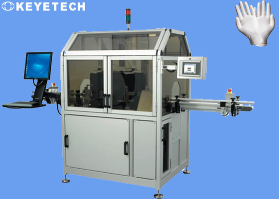 Olievlek &amp; Breuk Visuele het Controleren Machine voor de Rubberhandschoenen van pvc