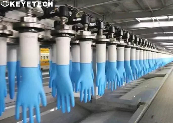 De Oppervlaktekwaliteit die van de siliconehandschoen Machine controleren FabrieksLopende band