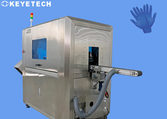 De Oppervlaktekwaliteit die van de siliconehandschoen Machine controleren FabrieksLopende band