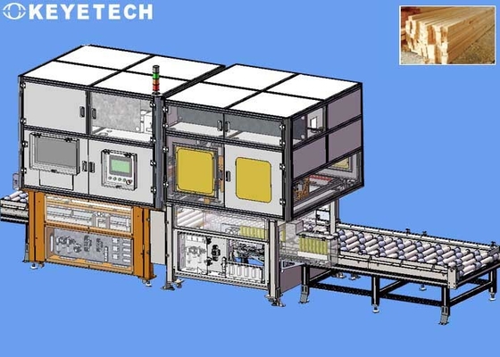 Machine van de houtafval de Materiële Visuele Inspectie voor Plankraad
