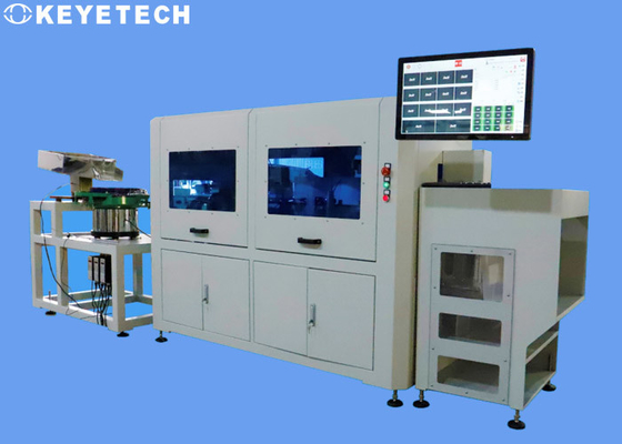 Lineaire trillingsfeeds Visuele inspectiemachine voor condensatoren Volledig automatisch