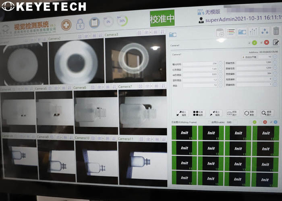 60mm90mm Pharma het Systeemmateriaal van de Flessen Visueel Inspectie met beeldcamera's