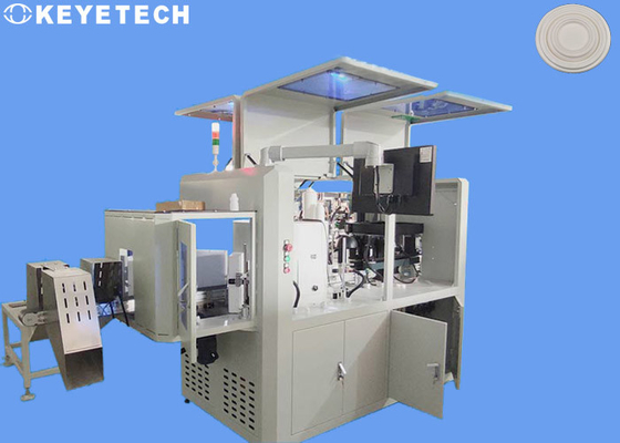 AI visuele inspectiemachine voor het vormen van pulp Bagasse ronde plaat