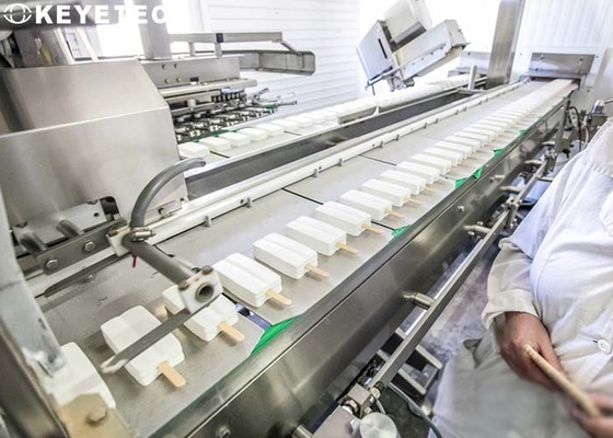 De Opsporingssystemen voor kwaliteitscontrole van de visieinspectie voor Roomijsdienblad