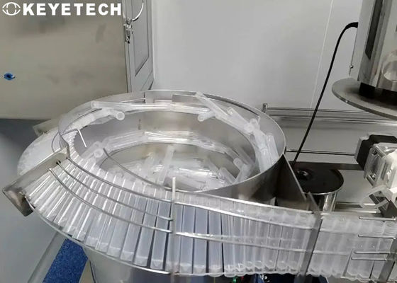 Plastic Medical Tube Surface Defect Checking Camera Visie Inspection Machine