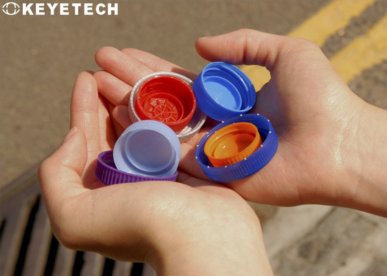 Compressed Air Online Reject Defect Product Water Cap Vision Detection Machine