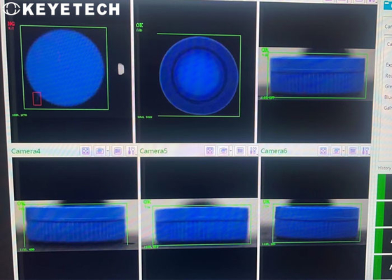 28 mm sluiting inspectie machine met HMI aangepast aan de nationale norm