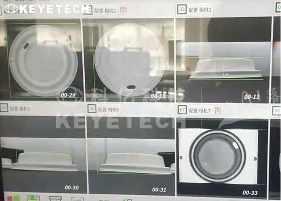 Pulp Molding Paper Lids Visie Inspectie Machine met AI Deep Learning Algorithm