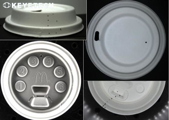 Pulp Molding Paper Lids Visie Inspectie Machine met AI Deep Learning Algorithm