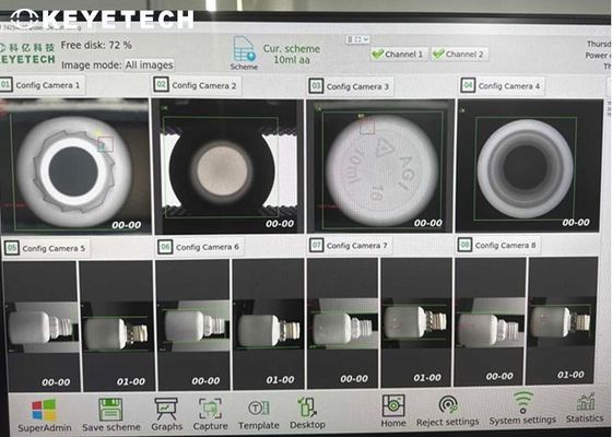 KEYE AI Technology Ophthalmic Drop Bottle Visie Inspectie Machine