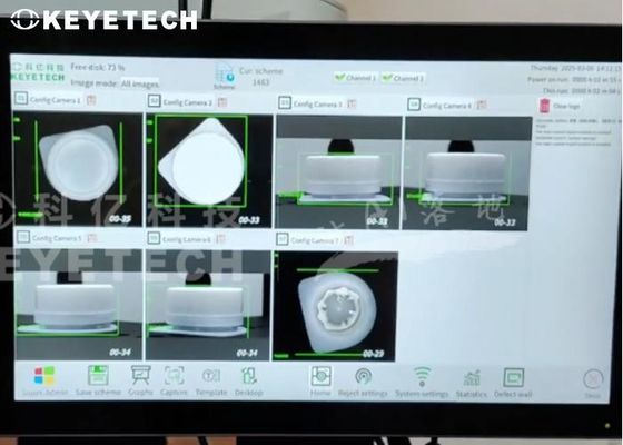 Offline hoge snelheid helikopterdop sluiting visie-inspectiemachine