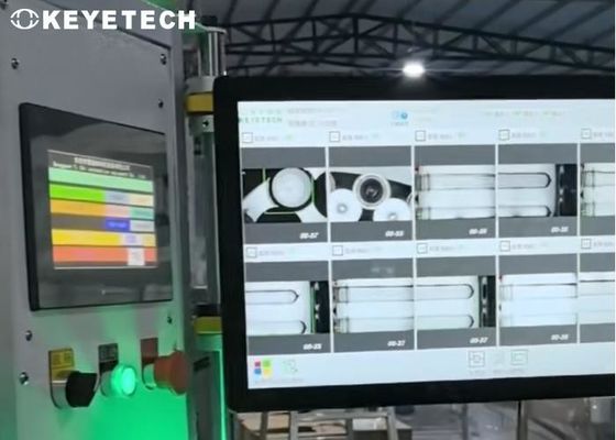 AI-algoritme gebaseerde visuele inspectiemachine voor plastic flesvoorvormen