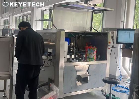 Kwaliteitcontrole van plastic spuitgevormd onderdeel Visie sorteren machine