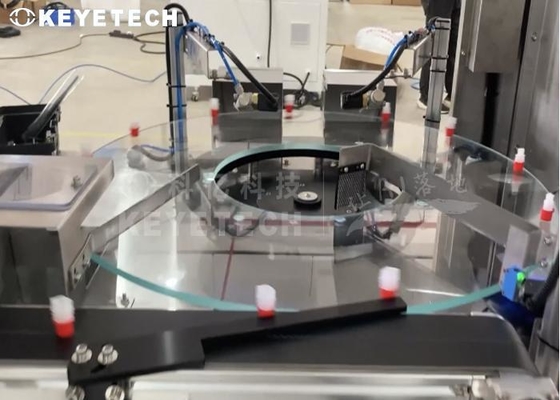 Automatische visuele inspectiemachine voor plastic papieren deksels