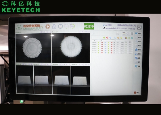 OEM 360 het Graad Geautomatiseerde Systeem van de Visieinspectie voor 9mm~12mm GeneeskundeKroonkurken