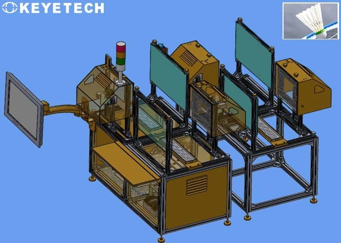 Hoge snelheidsai Kwaliteitscontrolemachine voor Gansveer die 160pcs/min sorteren