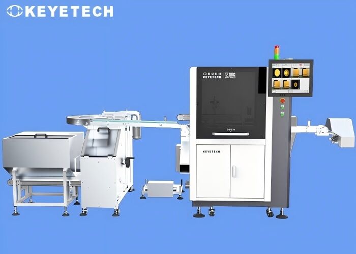 PP Plastic Cap Visuele Inspectie Machine Afwijzend Black Spot Flash Defects