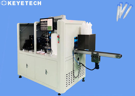 Plastic Medical Tube Surface Defect Checking Camera Visie Inspection Machine